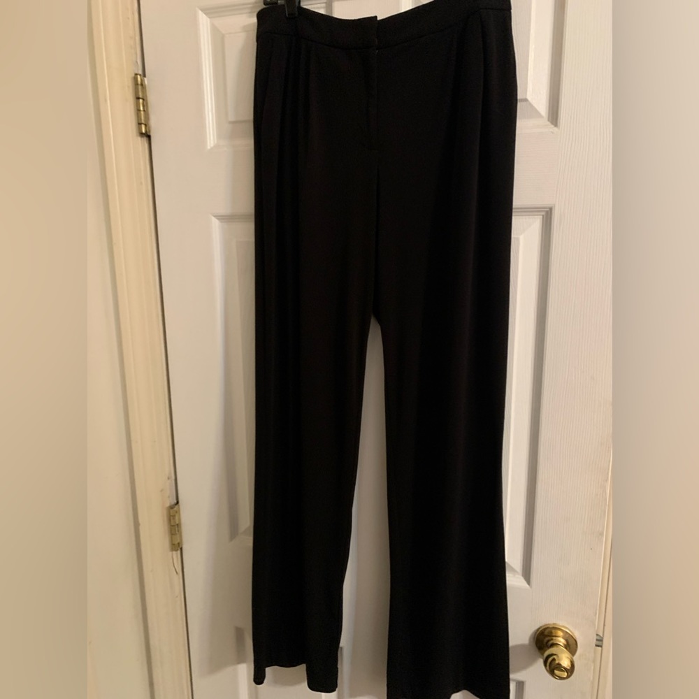Express Black Wide-Leg Trousers